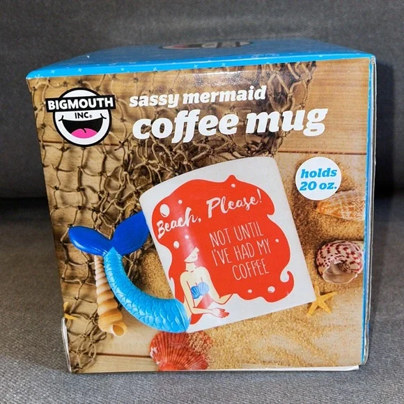 NEW Mermaid coffee mug. Holds 20 oz. - Picture 3 of 5